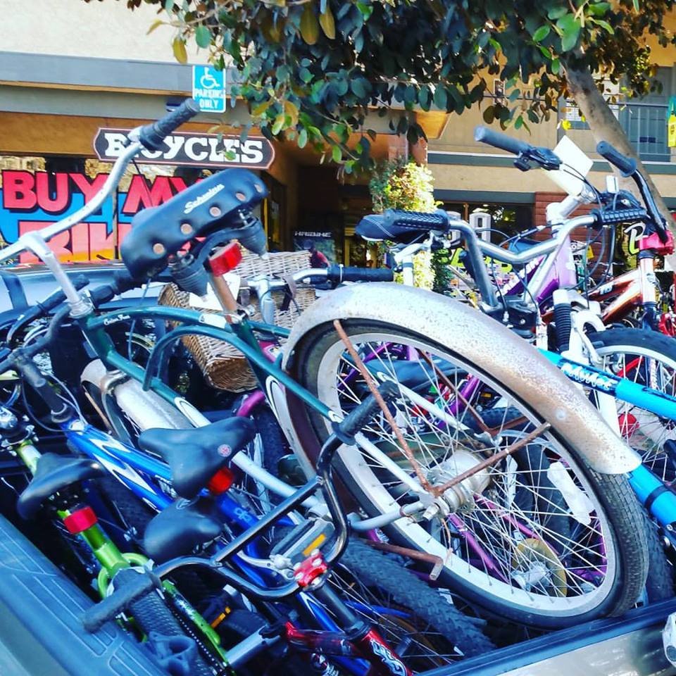 Bikes in a car